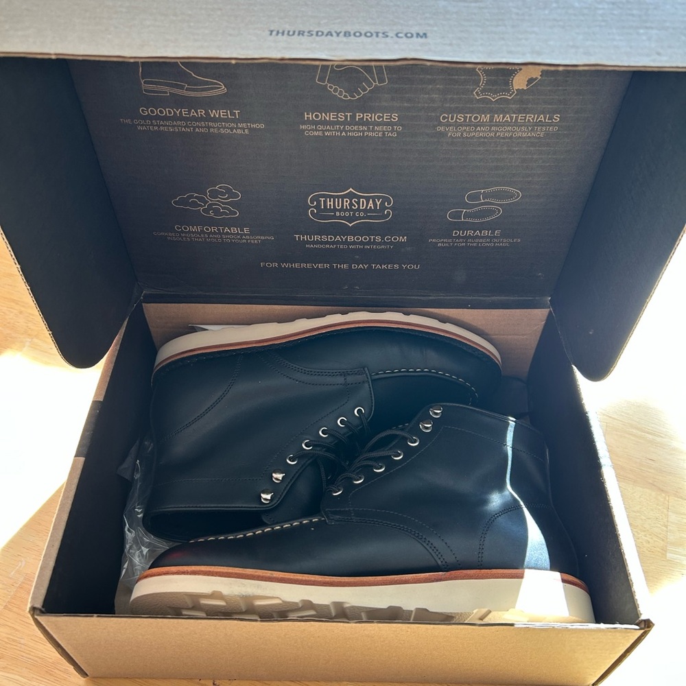 Thursday Boot Company Black Men's Boots